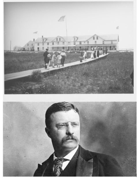 Undated image of the White House Hotel. (Queens Library Archives)