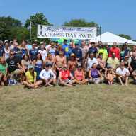 aggie Fischer Memorial Cross Bay Swim Friday, July 31 (7 a.m.) Since 1927, the Cross Bay Swim has been the signature athletic event on the Great South Bay, drawing swimmers from across the country to a 5.6- mile course from the Fire Island Lighthouse to Brightwaters. The endurance event starts at 7 a.m., when swimmers begin their journey across the Great South Bay and arrive at Gilbert Park in Brightwaters between 10 and 11 a.m. Cheer on the swimmers as they cross the finish line, or catch the action virtually as @maggies_swim posts in real time on Instagram!