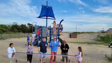 Pirate Ship in Davis Park