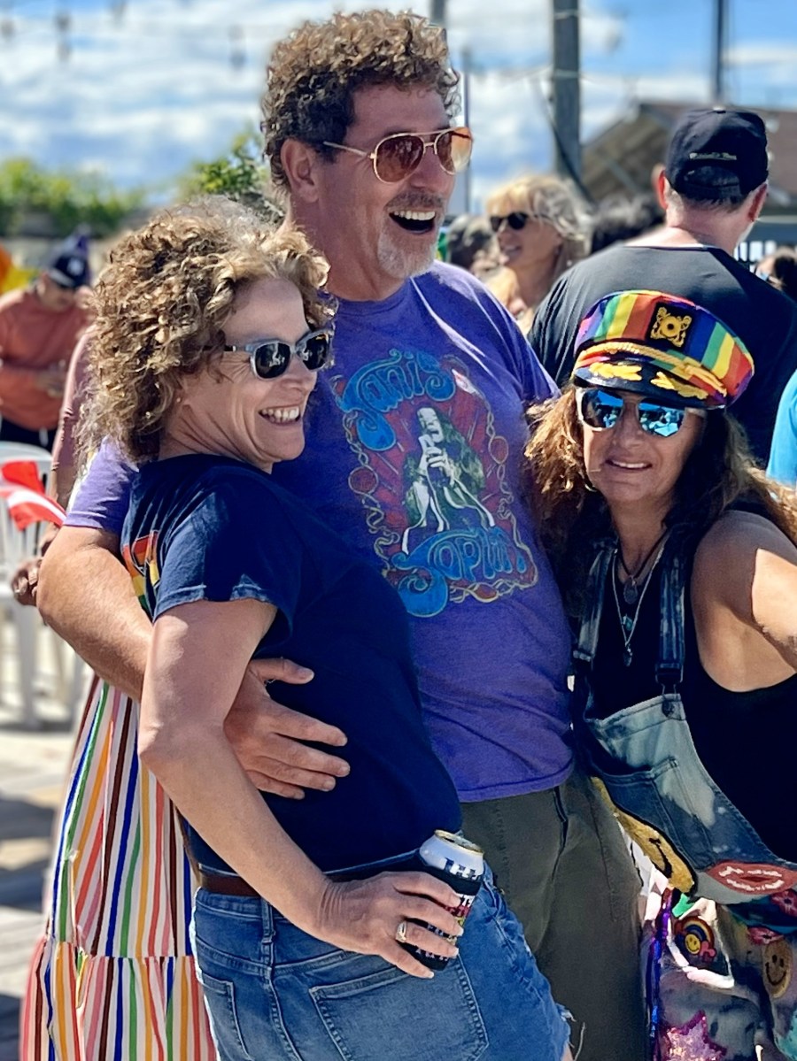 Proud to live in OBP – Lisa McNamee, Steven and Lisa Jaffe