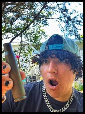 Holden Bascom – Beachcomber’s Bonus Find – WW II Bullet Casing