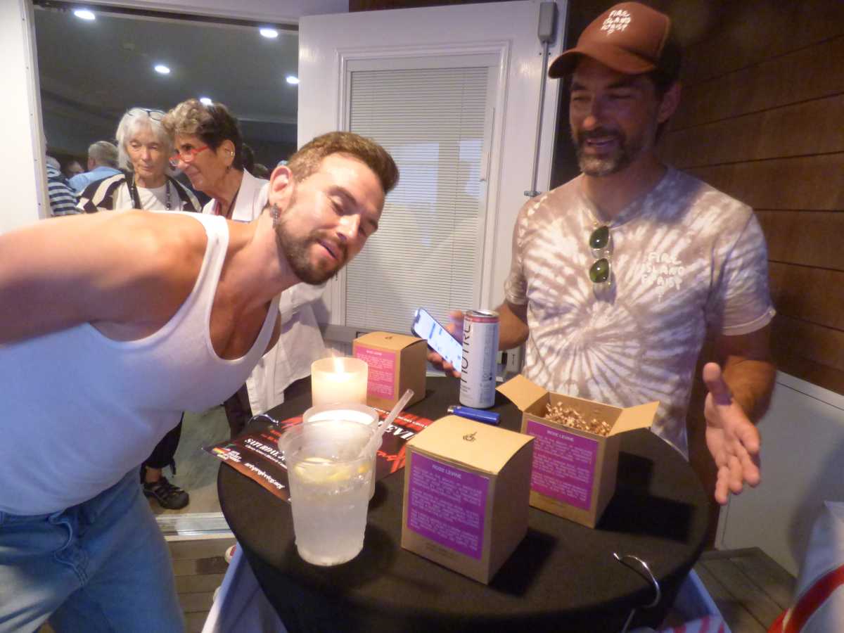 Daniel Reichard and Devon Kennedy