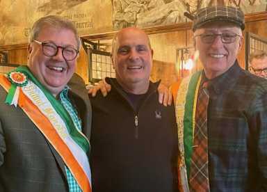 FIN Joe Keyes Brian, Sal and Joe 2-23 at James Joyce 1236989000880814369 2