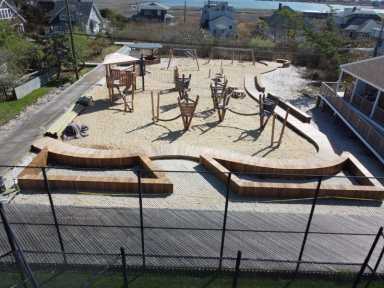 Aerial Shot of Saltaire Playground