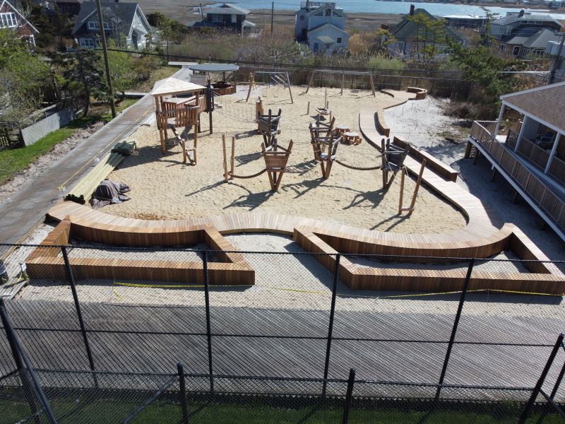 Aerial Shot of Saltaire Playground