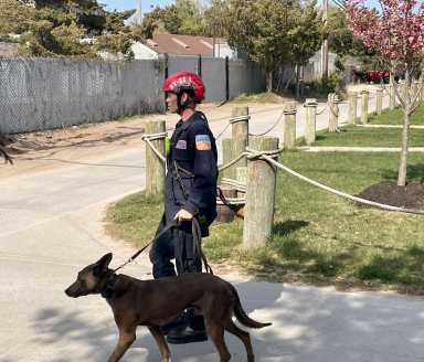Fire Island search and rescue drill