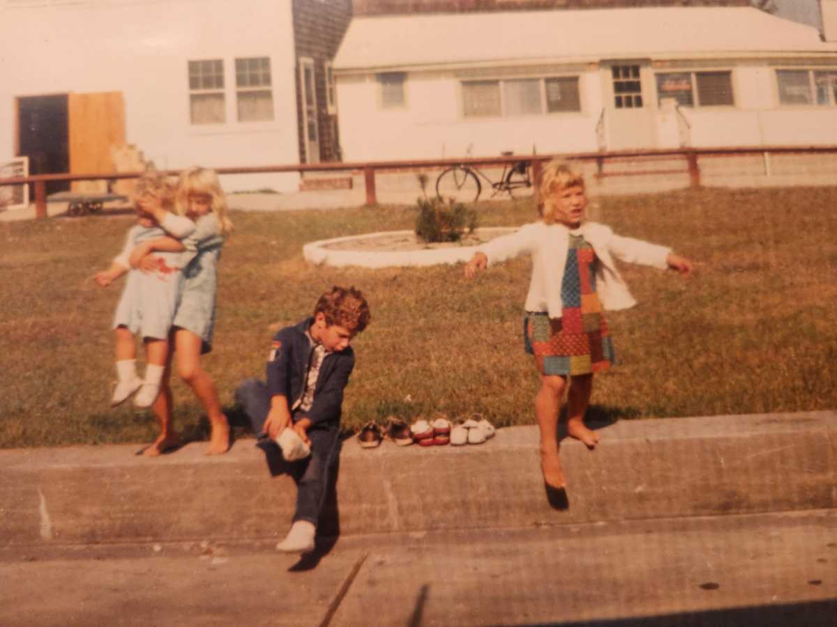 Ocean Beach vintage stoop circa 1960s