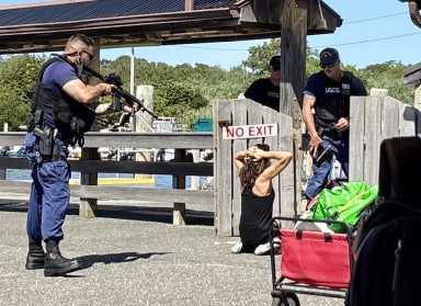 A 2:30 p.m. ferry headed for Cherry Grove from Sayville on August 8 was delayed when a bomb threat was announced. A week later, the incident is still under investigation, and details are only now emerging.