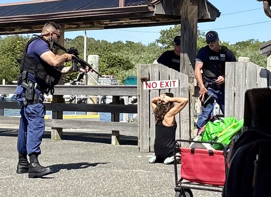 A 2:30 p.m. ferry headed for Cherry Grove from Sayville on August 8 was delayed when a bomb threat was announced. A week later, the incident is still under investigation, and details are only now emerging.