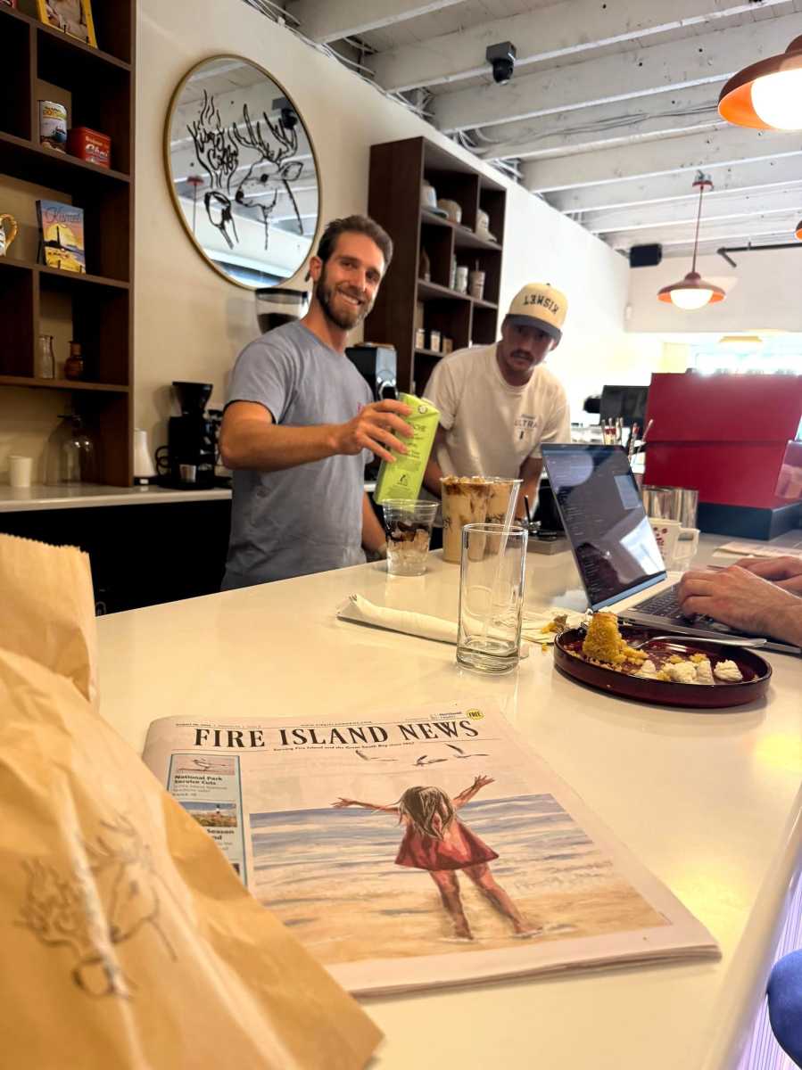 Kismet Coffee, previously located next to Fire Island Vines in Bay Shore, has now opened a new, expanded location a few stores away at 45 W. Main St. The original Kismet Coffee opened as a coffee stand in 2022 by Jackson Davis in the namesake Fire Island community, where he grew up, by the Kismet ferry terminal. In 2024, they opened their kiosk inside Ocean Beach Trading.