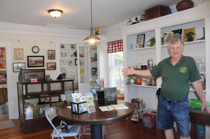 You would want to come to the Red Shed not just for the history, but to hear Greater Patchogue Historical Society (GPHS) treasurer Steve Lucas’s ebullient discussion of the history and items in the Little Red Shed in East Patchogue.
