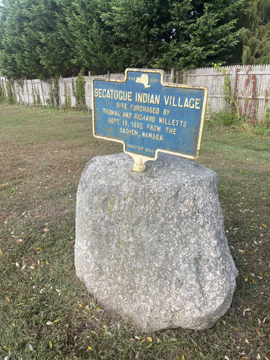 In 1960, on Long Island, the remains of a thriving Native American tribal community were uncovered during excavation for a model airplane strip on Beach Drive in West Islip, near the Captree Bridge along the shores of the Great South Bay.