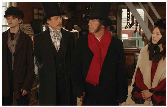 “A pure joy to work with this team,” said director Joe Valenti as the movie Ebenezer the Traveler wrapped its last scene at the Hawkins House in Yaphank, Long Island.