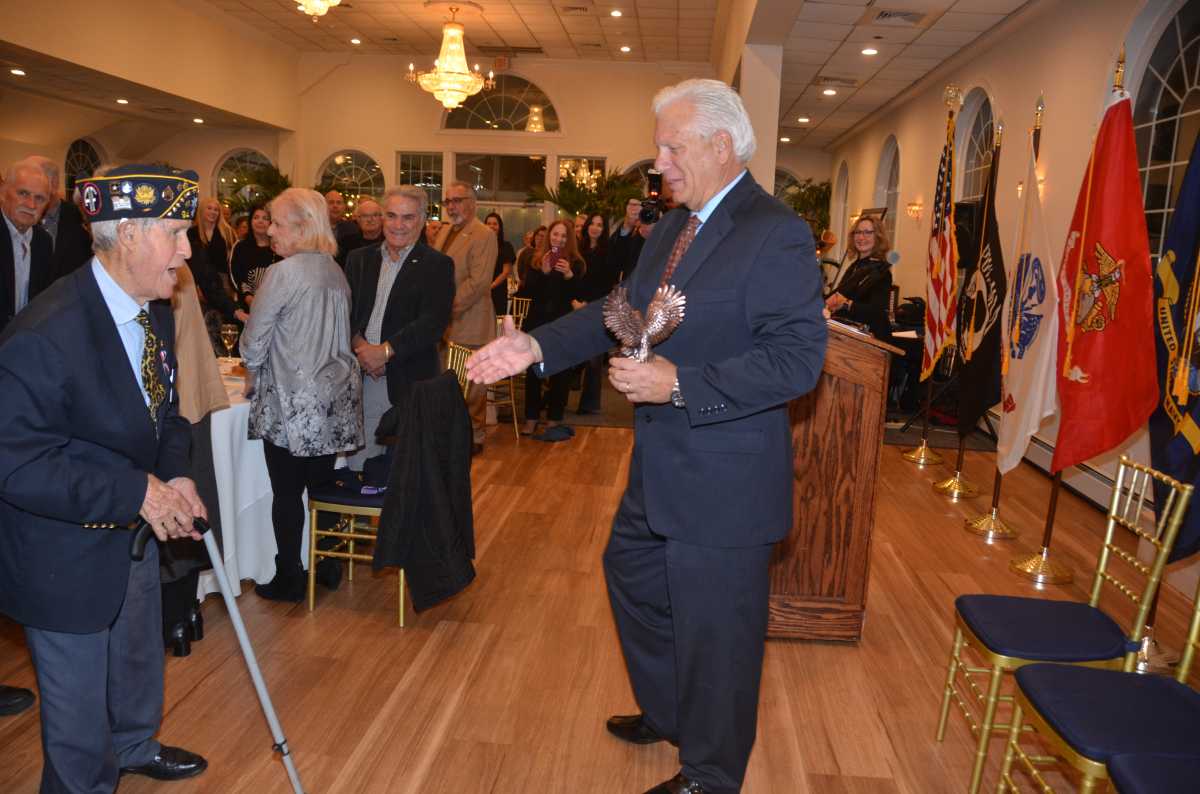 Veterans Day is taken to heart in the Great South Bay neighborhoods. We all have someone close to us who served in one of the branches of the U.S. Military Armed Forces. How we express our appreciation to them is as varied as the men and women who can proudly call themselves veterans. On Nov. 5, Canine Companions Long Island Chapter held its annual Salute Independence gala at Captain Bill's in Bay Shore.
