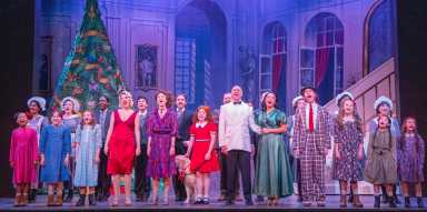 On Sundays in 1962, television host Chuck McCann, would read the New York Sunday News, which featured the cartoon character Little Orphan Annie. He wore white circular discs over his eyes to portray Annie as he read the comic strip aloud. Such an oddity to me back then, those discs affixed to the eyes scared me. It even led me to dislike the Little Orphan Annie comic strip. However, seeing the production of Annie at the Argyle Theatre, directed by Valerie Wright, completely changed my mindset.