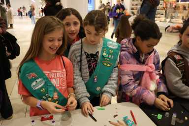 Excitement was in the air as over 900 Girl Scouts descended upon South Shore Mall on the evening of Jan. 16 to kick off the 2026 cookie season. Activities included a “Girl Scouts Got Talent” show, where finalists performed their own original Girl Scout Cookie songs, along with cookie previews and creative snacks. Girl Scouts also created their own original social media content as part of the “Media Girls” program.