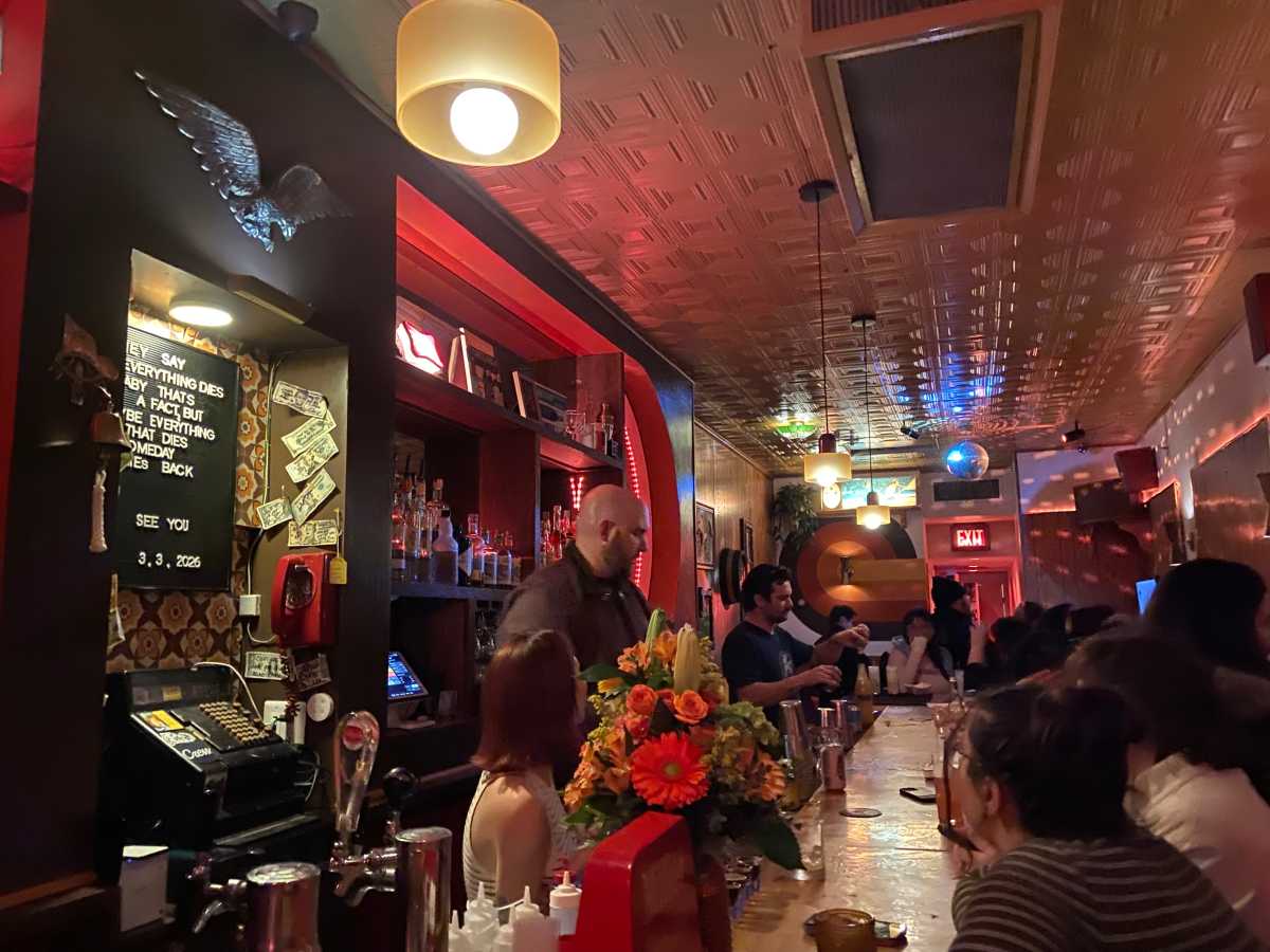 In the heart of Bay Shore’s downtown, a quirky 1970s-era time machine has quietly earned a reputation as one of the town’s favorite dive bars. Hidden in plain sight next to the Boulton Center at 27 W Main Street, The Cortland is a place locals know well; stepping inside feels like entering another era. Vibrant disco lights, wood-paneled walls, and a devoted crowd give the late-night spot its own personality. In 2019, owner Bobby G. completely remodeled the space into its current ‘70s theme, which soon became loved by patrons. When the charming spot closed its doors this past December, two Bay Shore residents felt they had to do something about it.