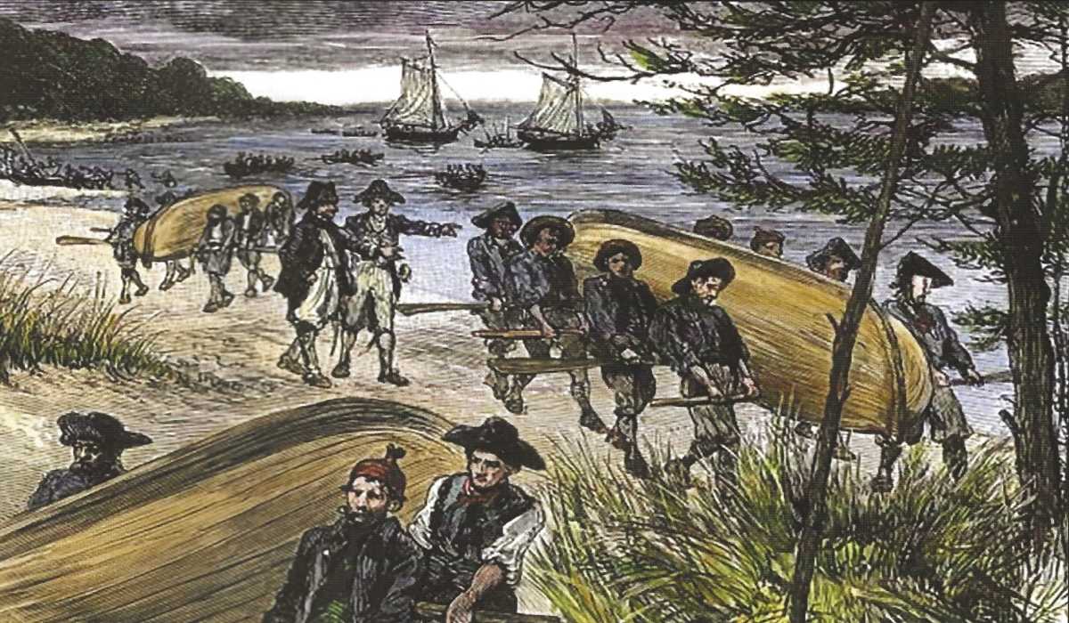 Blue Point and the rest of Suffolk County, following the devastating defeat of Washington’s forces at the Battle of Long Island in late August 1776, were in the grips of a British occupation. British shoreline fortifications stretched from Fort Greene, Brooklyn, to Sag Harbor, working around the clock—shipping all local resources stripped from South Shore communities to British command centers in New York City.