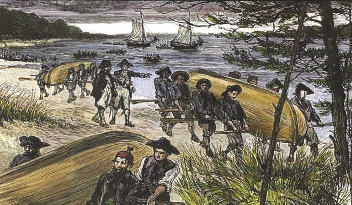 Blue Point and the rest of Suffolk County, following the devastating defeat of Washington’s forces at the Battle of Long Island in late August 1776, were in the grips of a British occupation. British shoreline fortifications stretched from Fort Greene, Brooklyn, to Sag Harbor, working around the clock—shipping all local resources stripped from South Shore communities to British command centers in New York City.