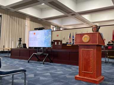 The Town of Brookhaven held a public meeting on March 27 to present its corrective measures plan for a toxic plume emanating from the town landfill in Yaphank, but community advocates say the proposal falls far short of what's needed.