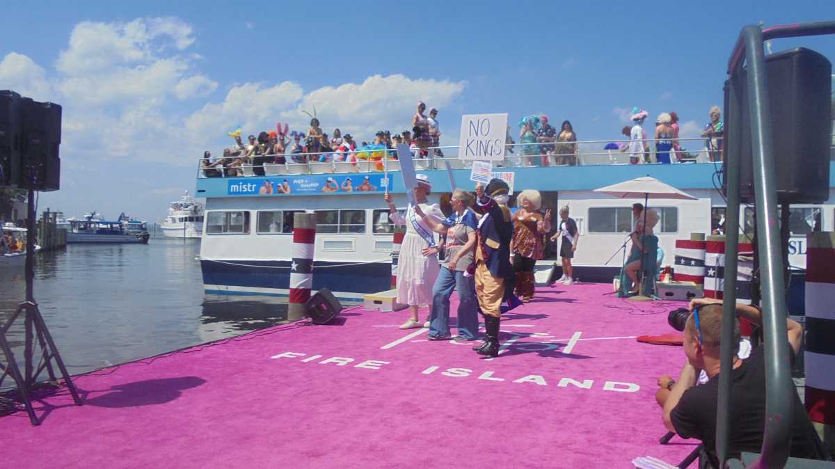 Bubbles, beads, and beautiful boys. Glamour, glitz, and gorgeous girls. Fire Island was filled with Fourth of July revelers in Fire Island Pines and Cherry Grove.