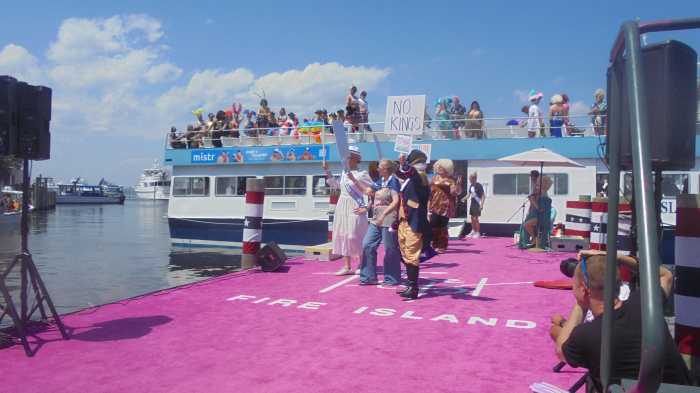 Bubbles, beads, and beautiful boys. Glamour, glitz, and gorgeous girls. Fire Island was filled with Fourth of July revelers in Fire Island Pines and Cherry Grove.