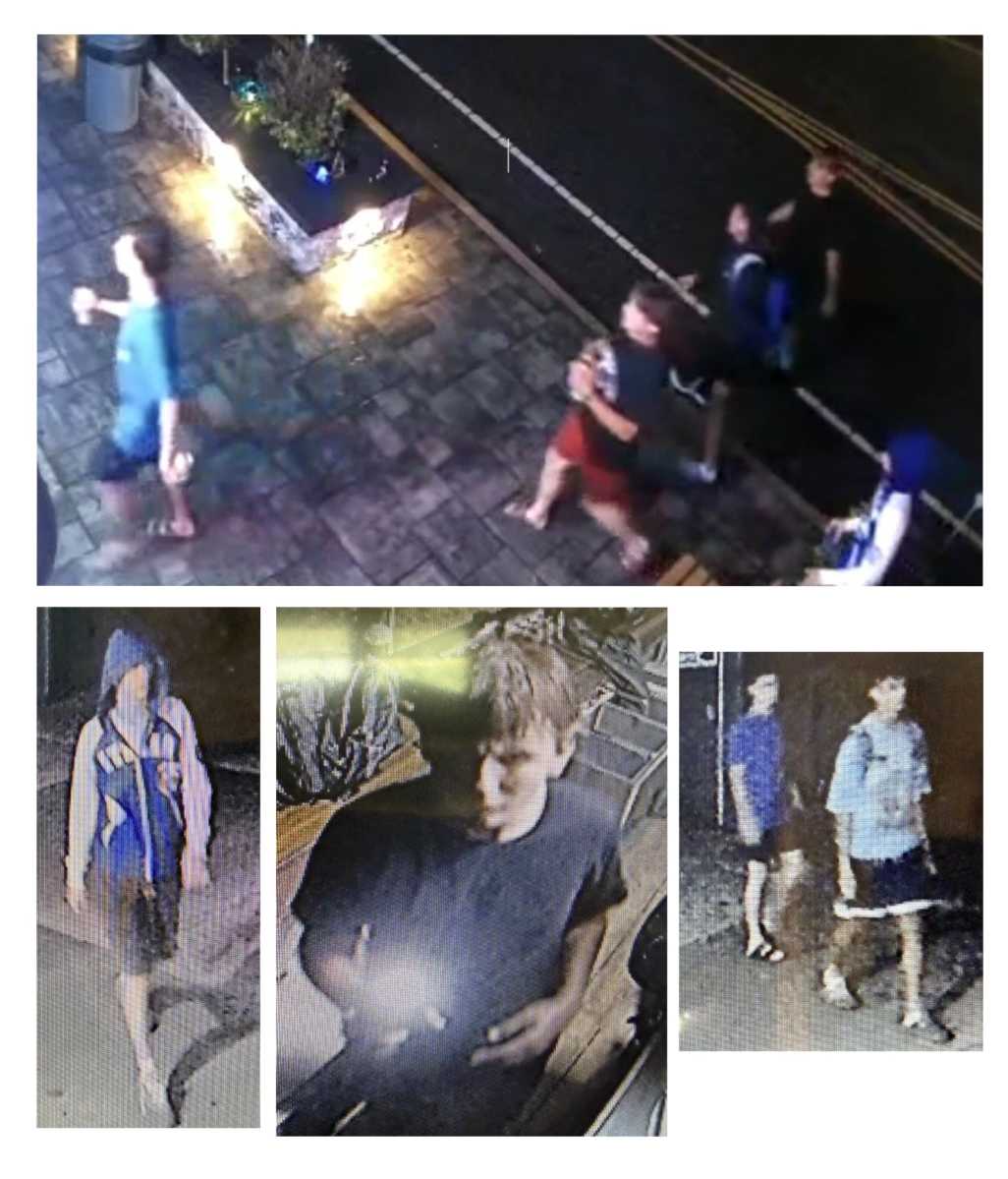 The Suffolk County Police Department (SCPD) is offering a cash reward for information leading to the identification of individuals who damaged and stole property at Corey Beach in Blue Point around 3 a.m. on July 5.